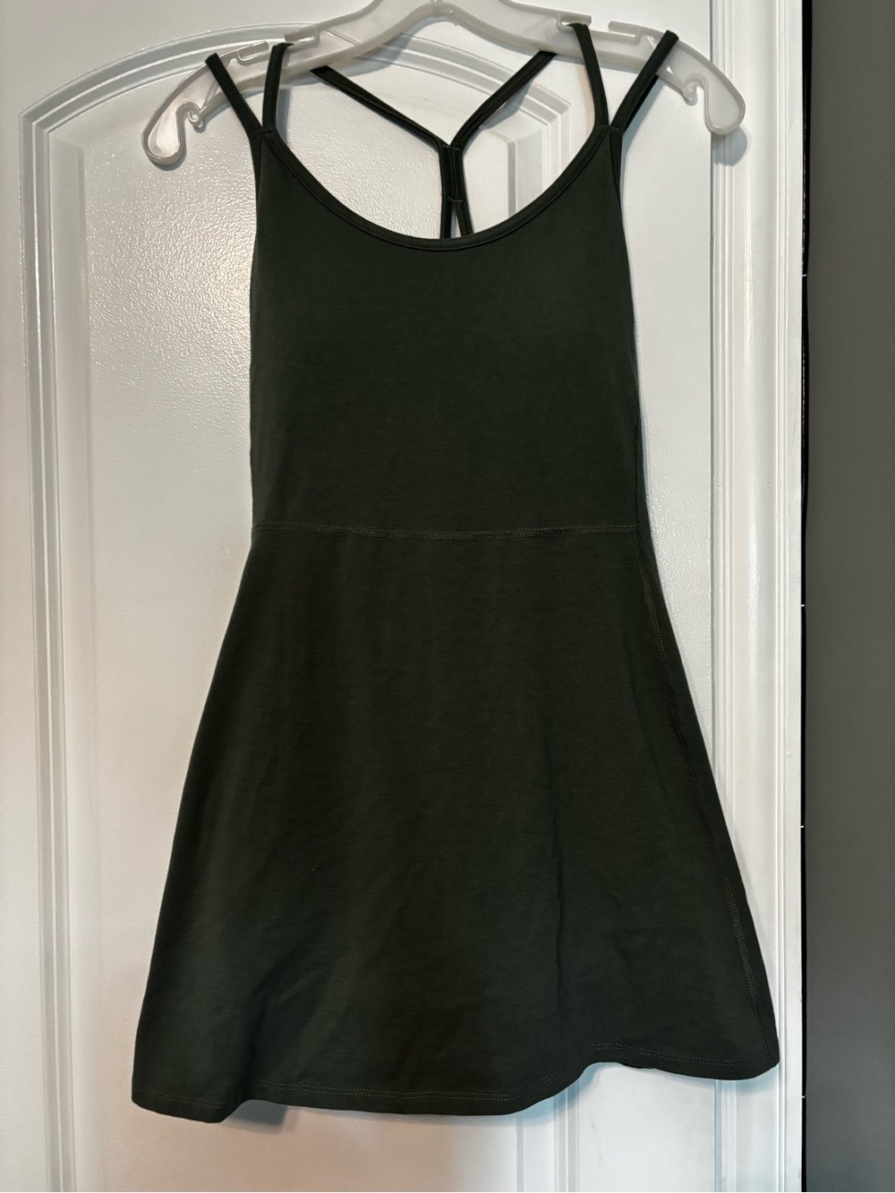 Old Navy Olive Green Strappy Women's Active Dress Medium Petite